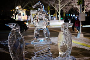 Medina, Ohio Ice Carving Festival