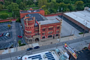 Gray's Armory in Cleveland, Ohio Drone Photo